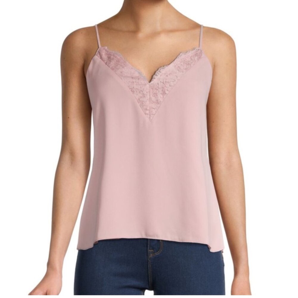 Soicalite Pink Lace Cami - Size M